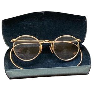 Bausch & Lomb Ful-Vue 12K Gold Bifocal Antique Eyeglasses
